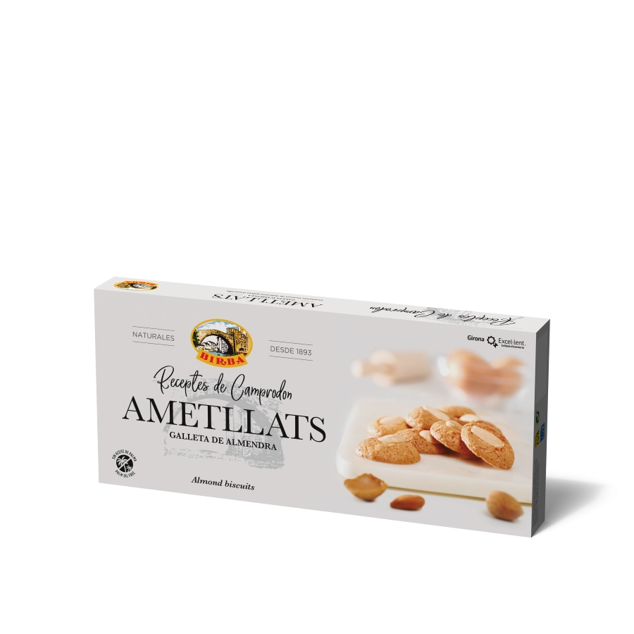 Biscuiti Crocanti Cu Fulgi de Migdale Ametlas Birba 75G 0